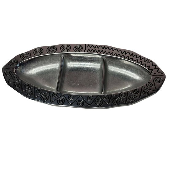 Wilton Other - Wilton Armatale 13" Reggae Pewter Divided Platter Serving Discontinued New